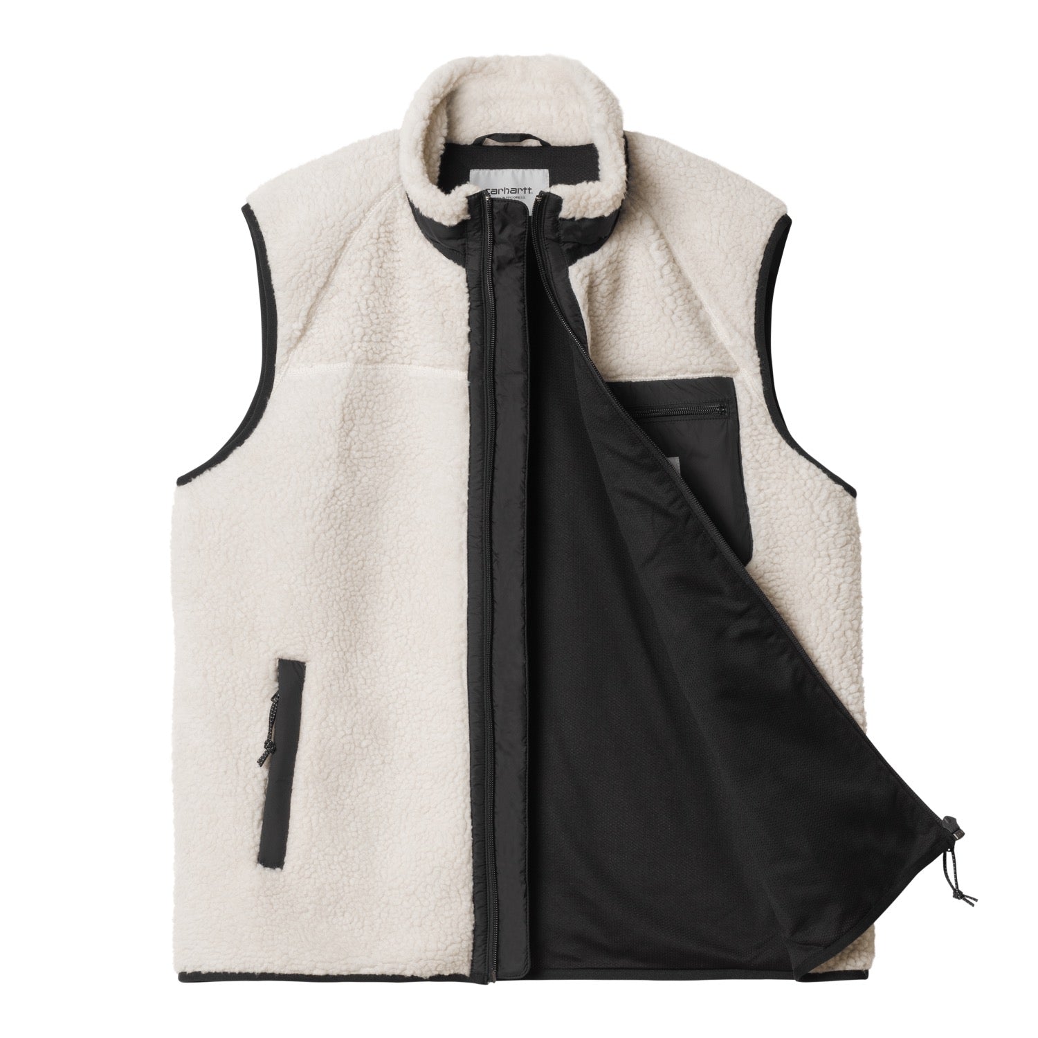 PRENTIS VEST LINER - Moonbeam / Black