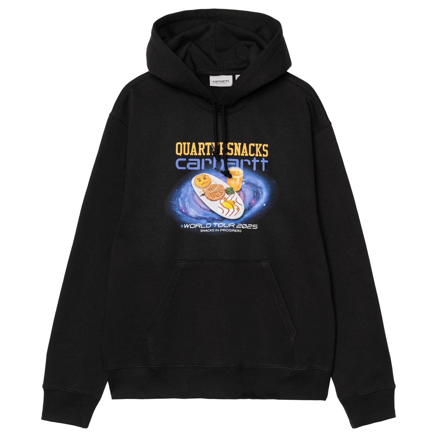 Quartersnacks Hooded Sweatshirt - Black 1