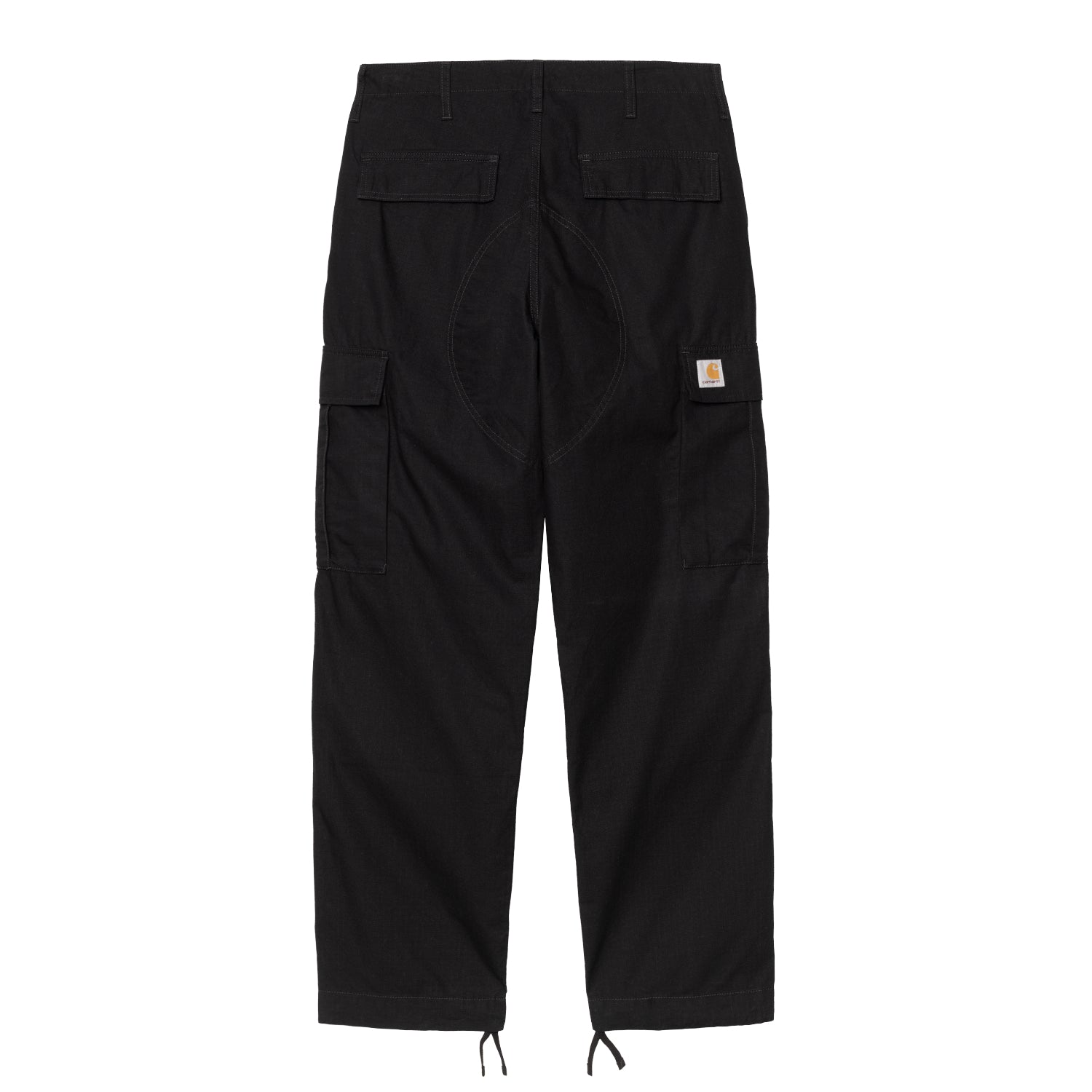 REGULAR CARGO PANT - Black (rinsed)