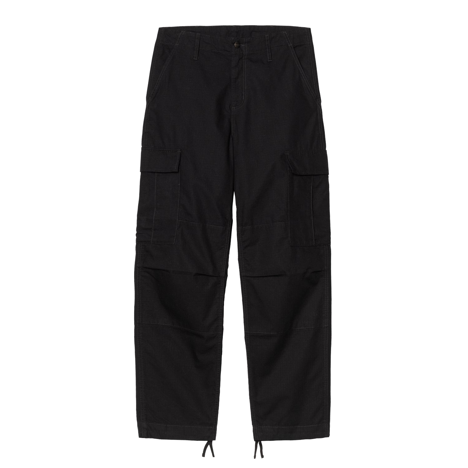 REGULAR CARGO PANT - Black (rinsed)