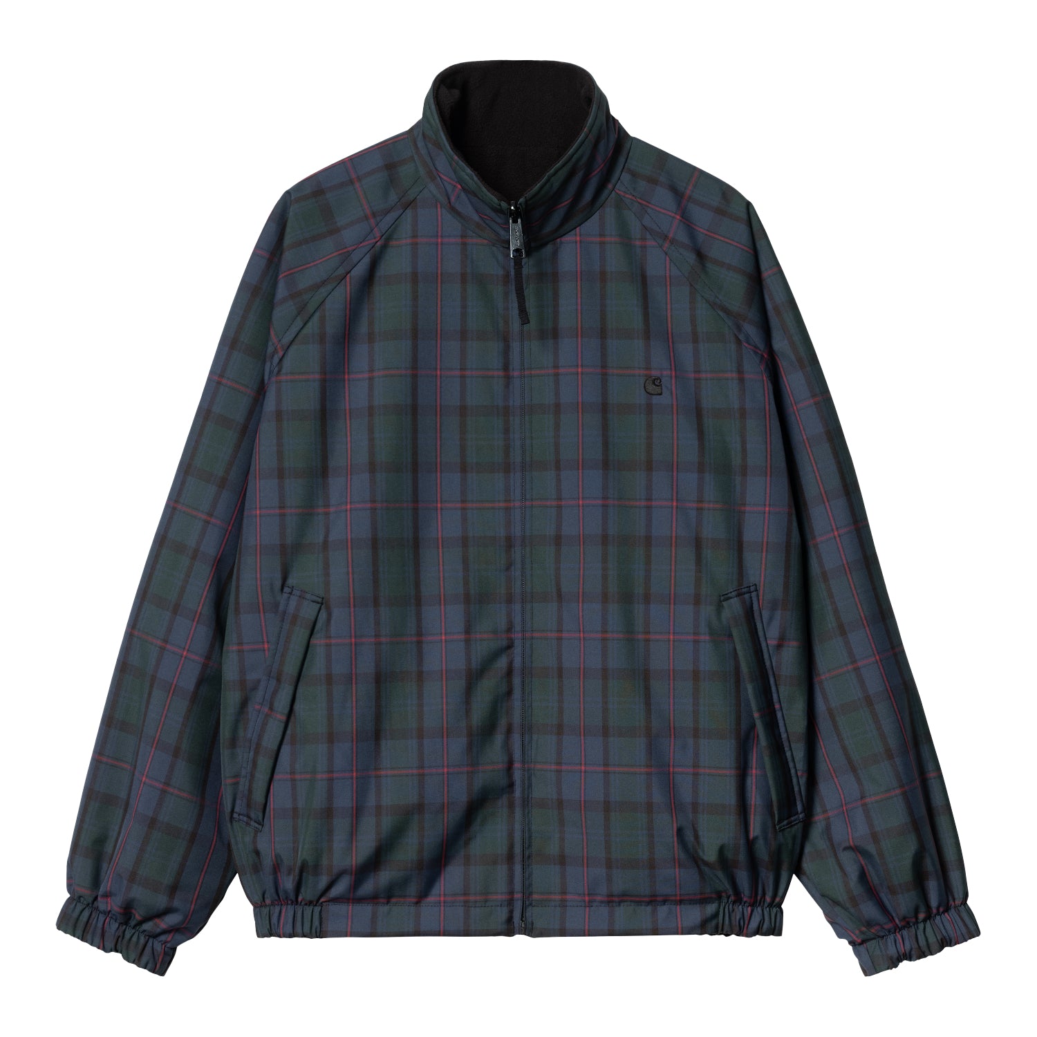 REVERSIBLE PLANER JACKET - Planer Check, Air Force Blue / Black