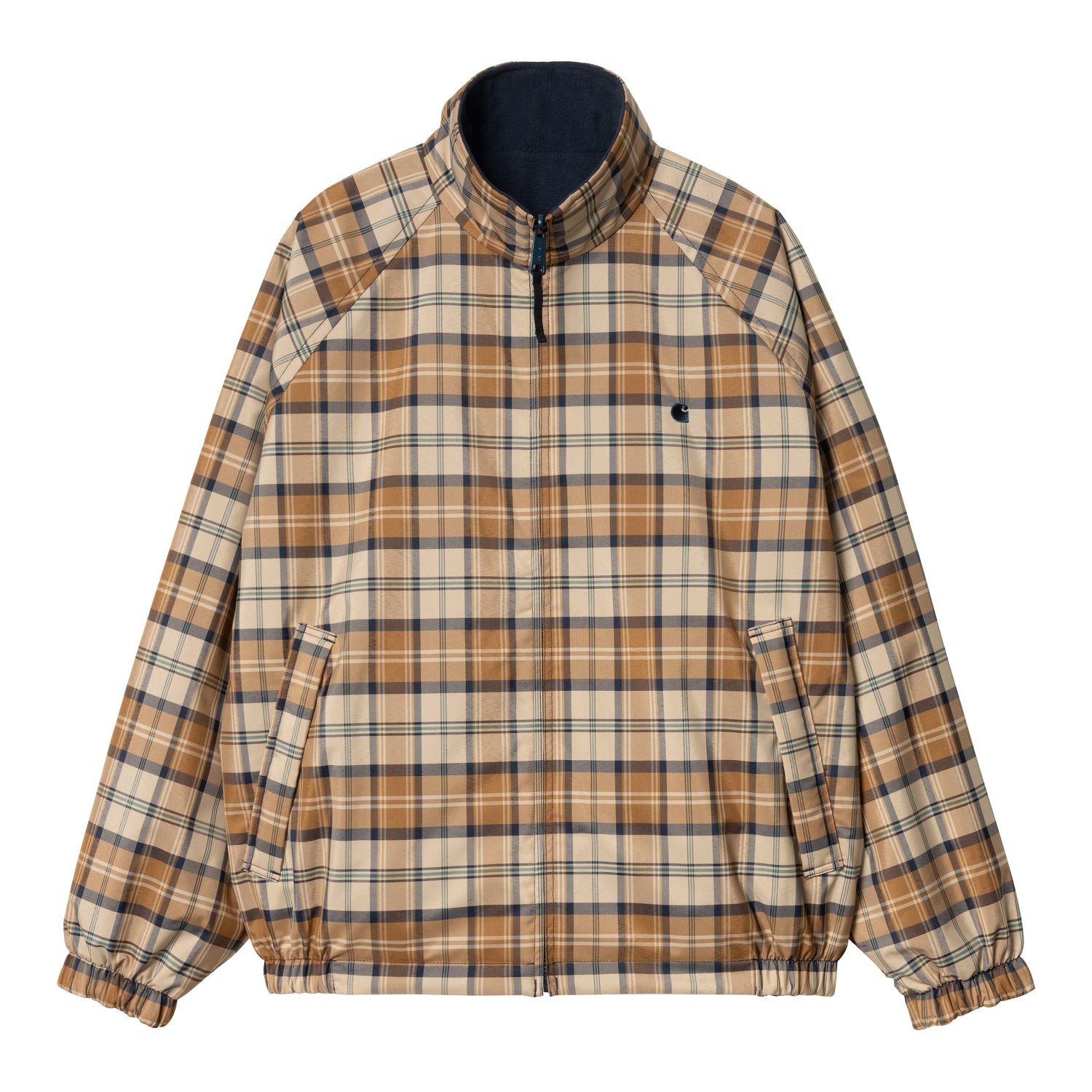 REVERSIBLE PLANER JACKET - Planer Jacket, Planer Check, Wall / Air Force Blue