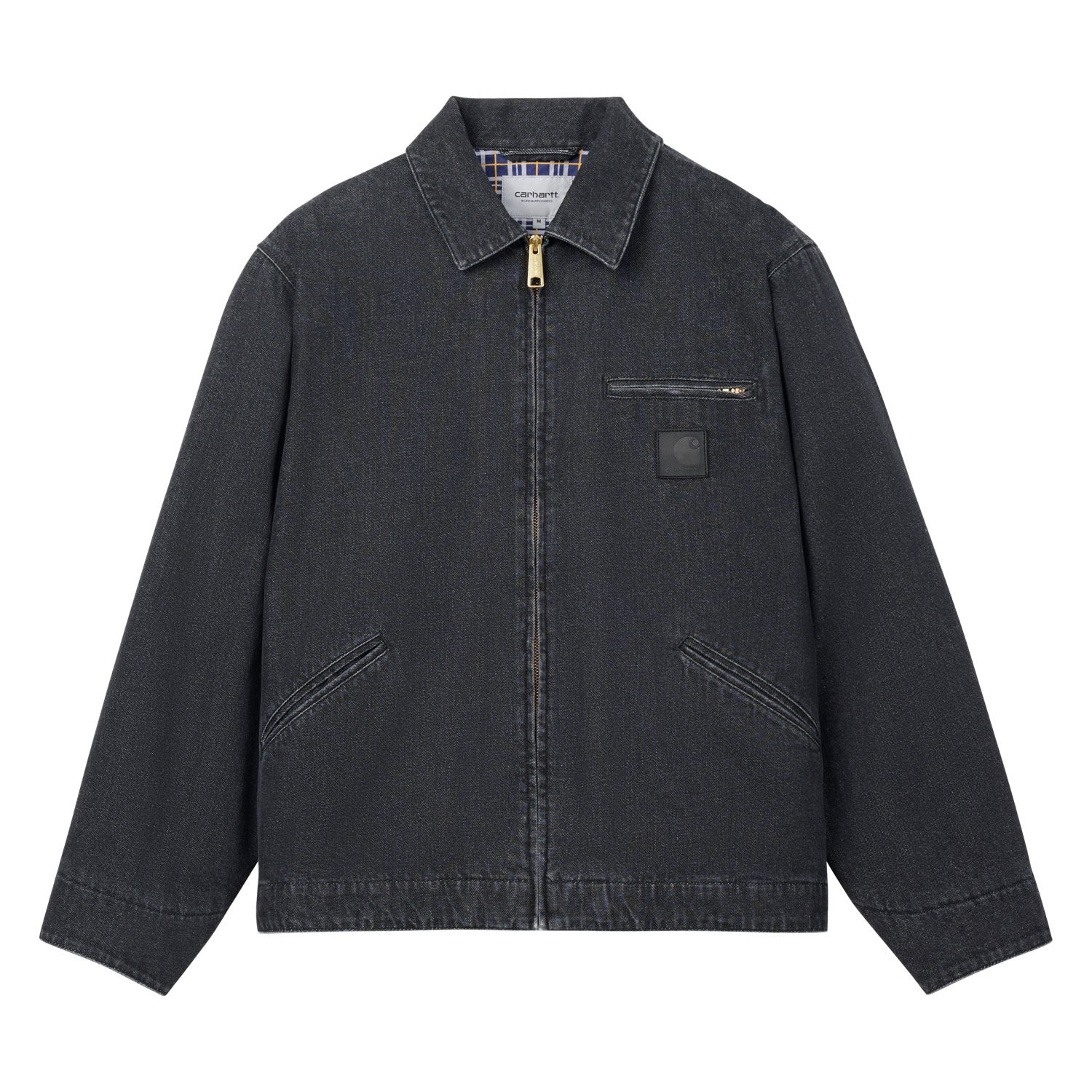 RIDER JACKET - Black (stone washed)