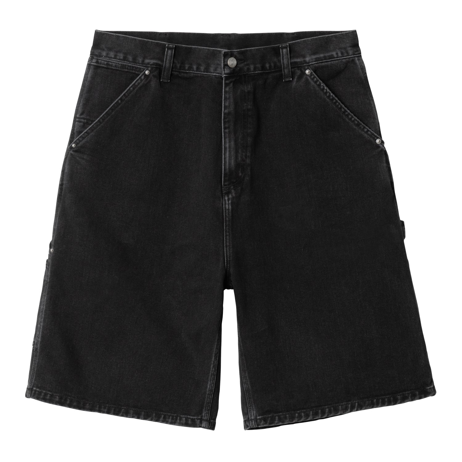 RIVET SHORT - Black (stone washed)