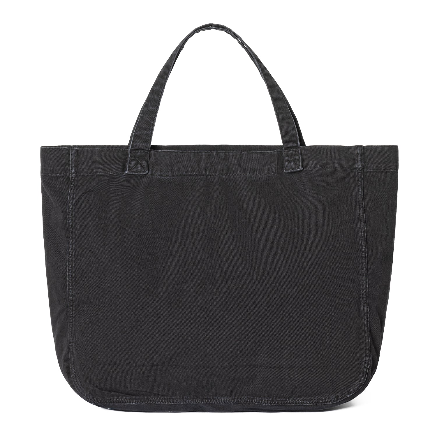 RIVET TOTE BAG - Black (stone washed)