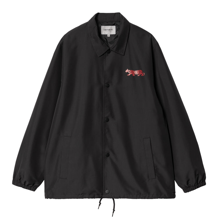 ROCKY COACH JACKET - Black / Samba / WhiteGジャン/デニムジャケット