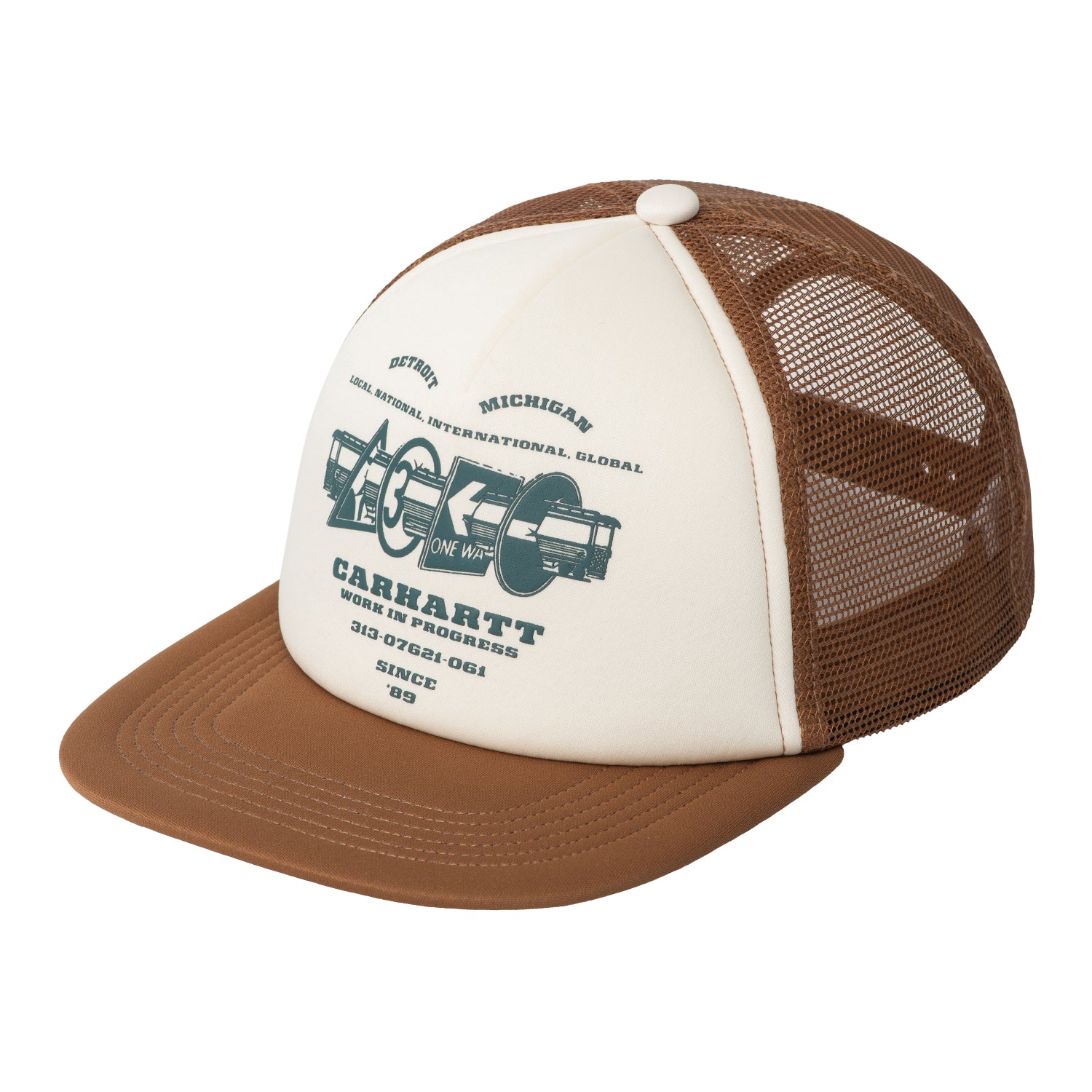 RUNAWAY TRUCKER CAP - Natural / Hamilton Brown