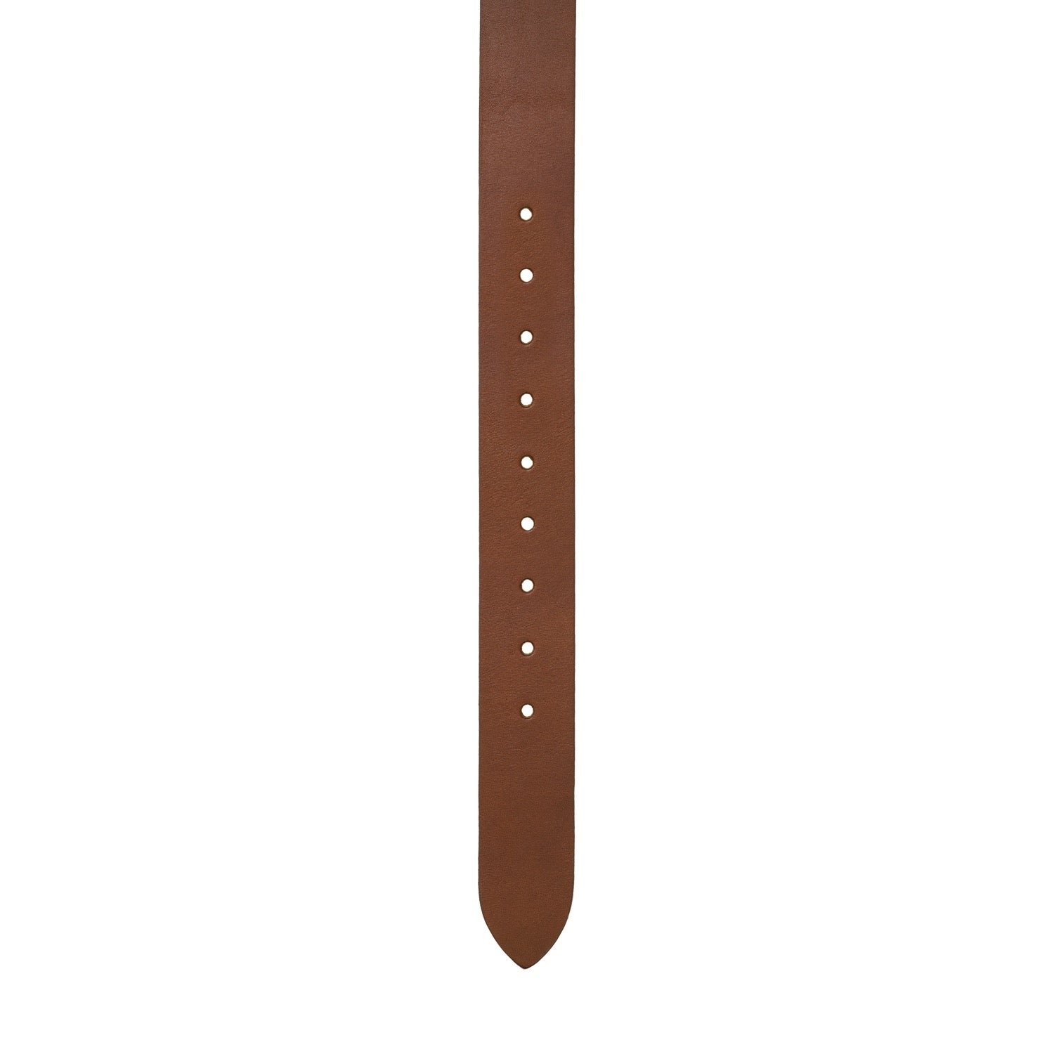 RYAN BELT - Cognac / Silver