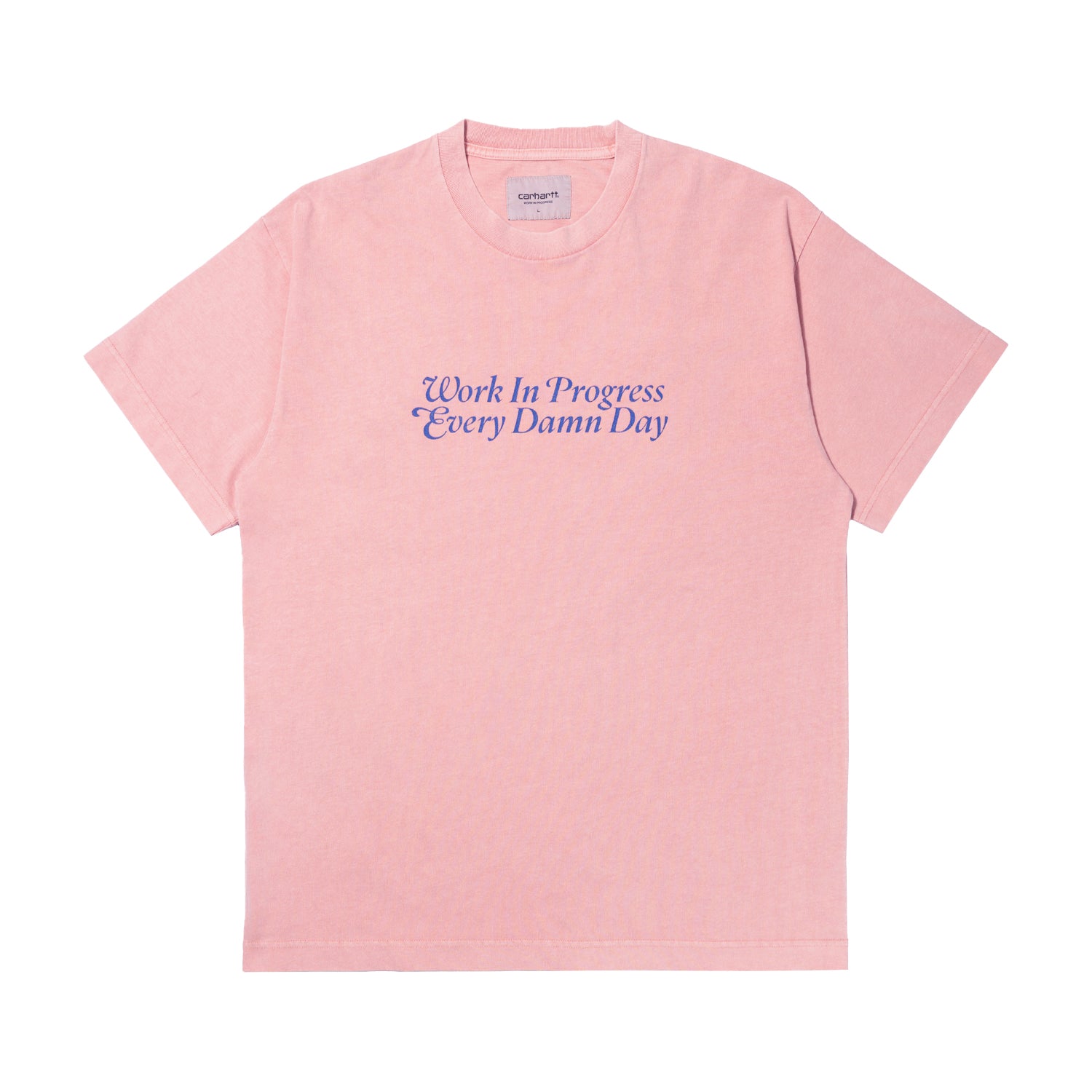 S/S KOMPAKT EVERY DAY T-SHIRT - Coral Almond (pigment garment dyed) 1