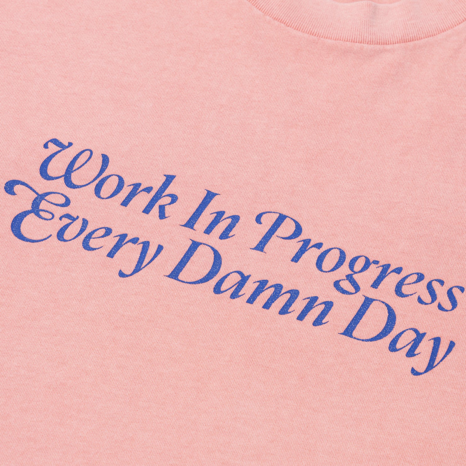 S/S KOMPAKT EVERY DAY T-SHIRT - Coral Almond (pigment garment dyed) 3