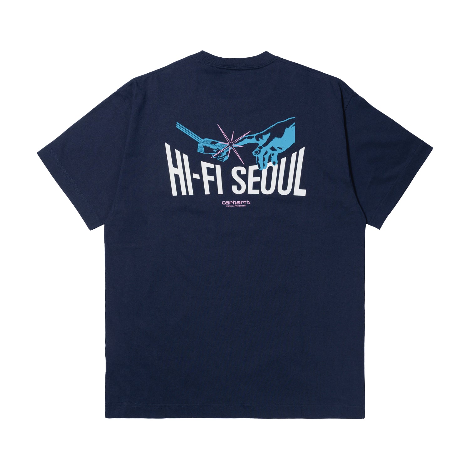 S/S KOMPAKT T-SHIRT - Air Force Blue 2