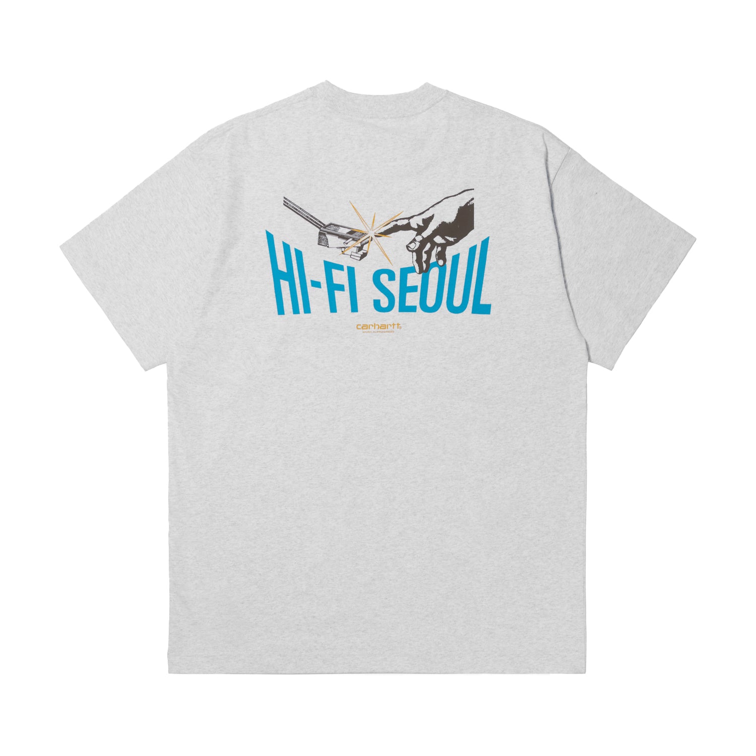 S/S KOMPAKT T-SHIRT - Ash Heather 2