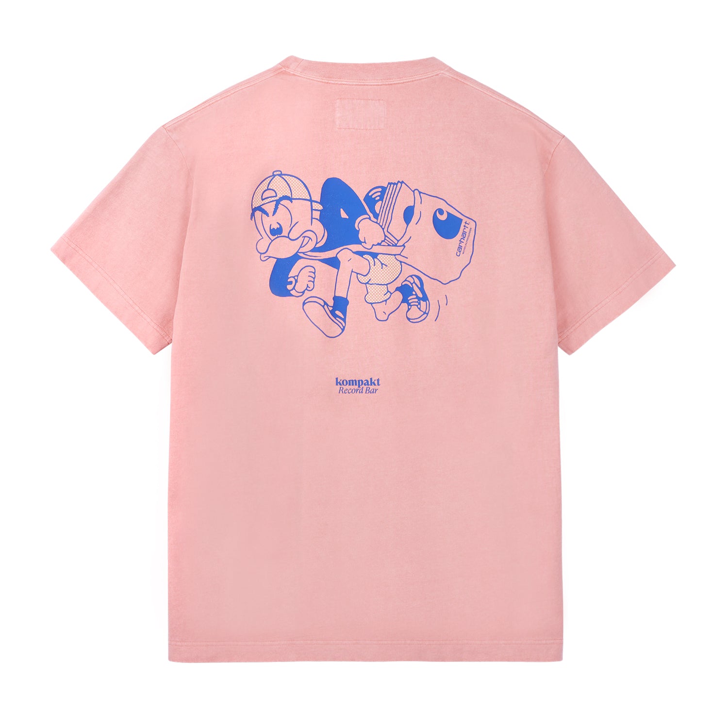 S/S KOMPAKT EVERY DAY T-SHIRT - Coral Almond (pigment garment dyed) 2