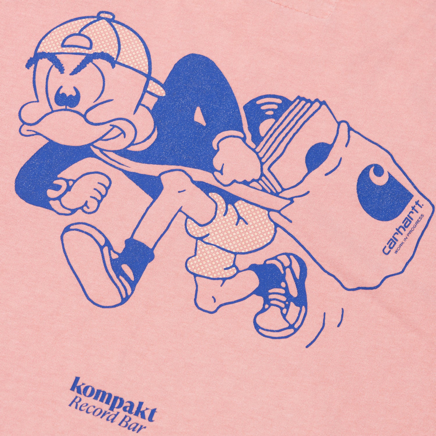 S/S KOMPAKT EVERY DAY T-SHIRT - Coral Almond (pigment garment dyed) 4