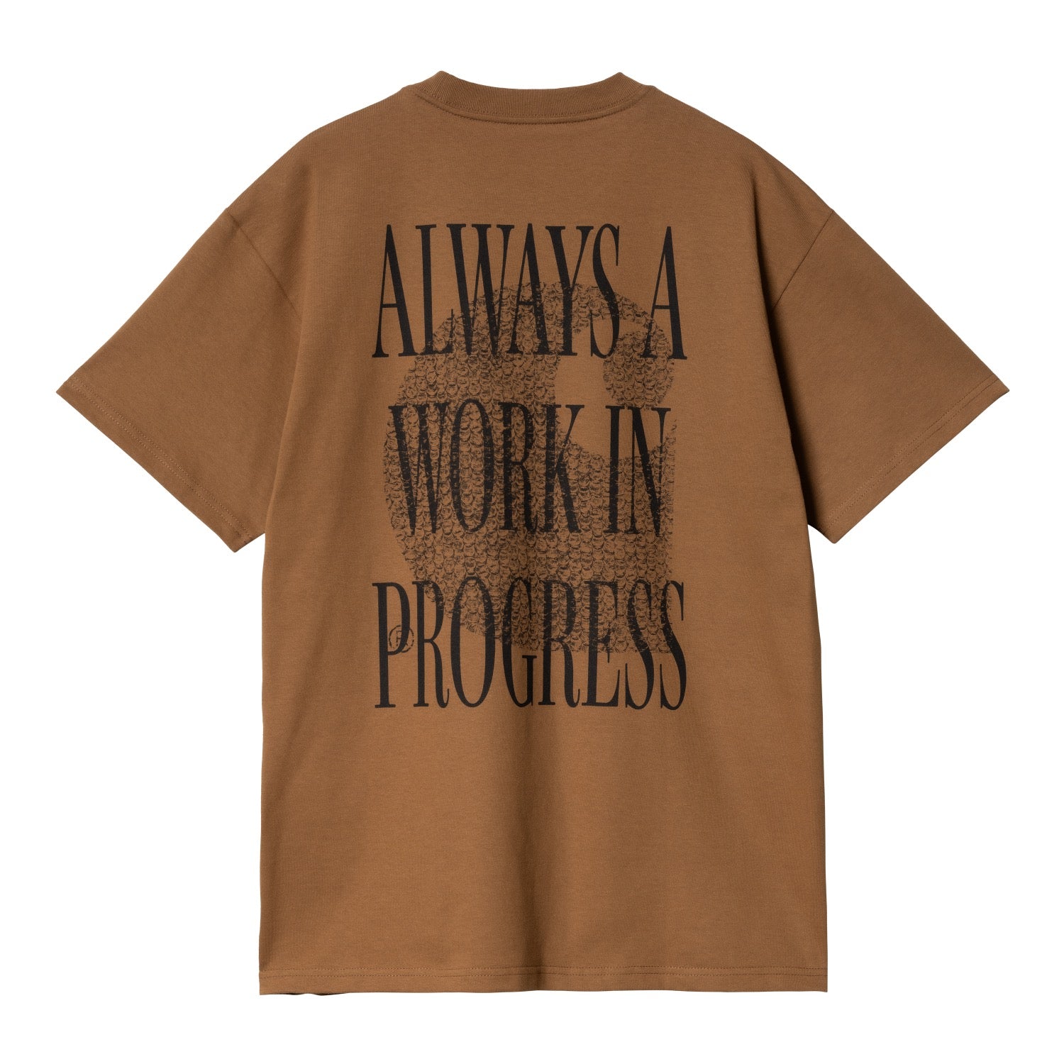 S/S ALWAYS A WIP T-SHIRT - Hamilton Brown