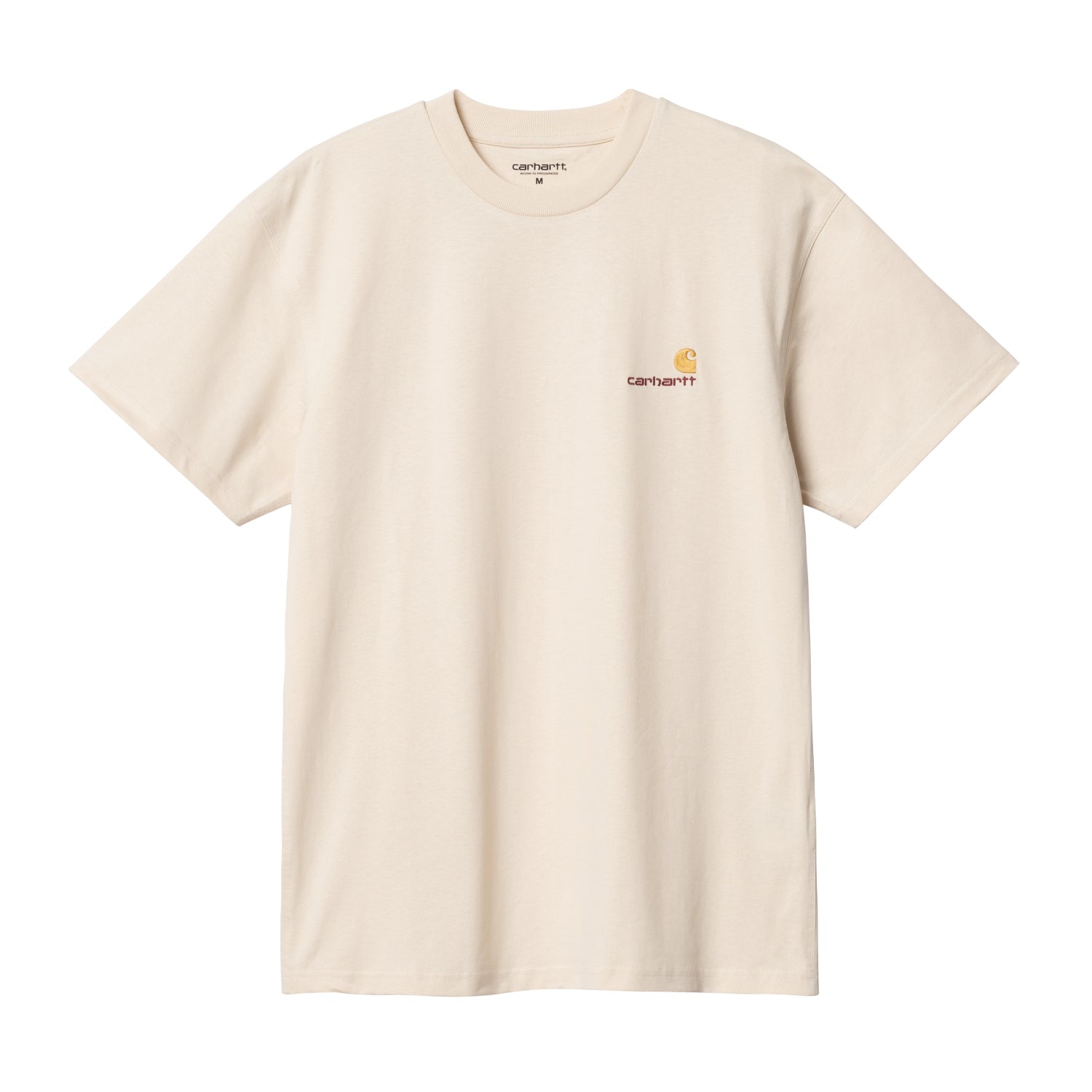 S/S AMERICAN SCRIPT T-SHIRT - Natural