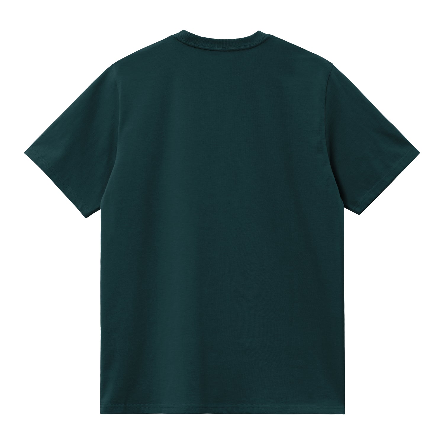 S/S AMERICAN SCRIPT T-SHIRT - Deep Lagoon