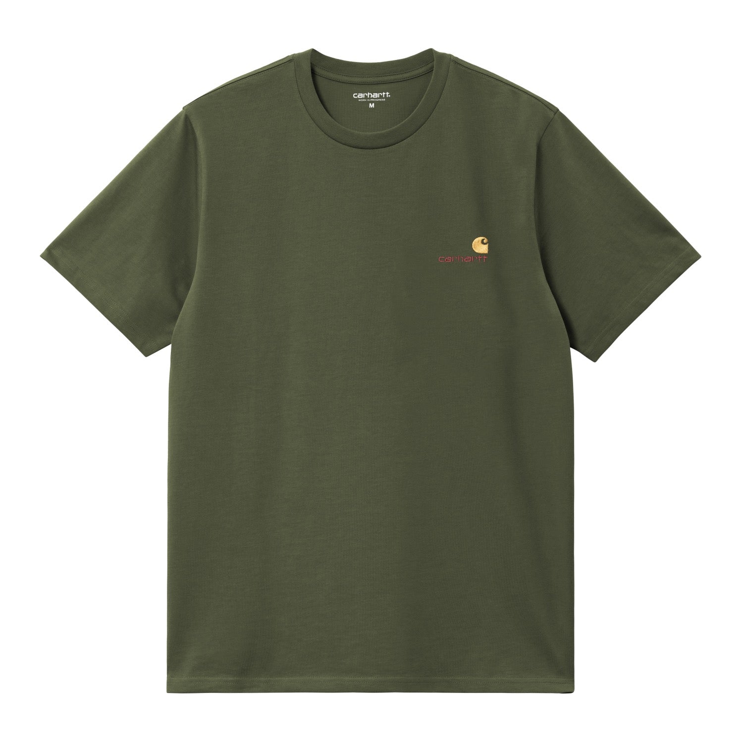 S/S AMERICAN SCRIPT T-SHIRT - Tarragon