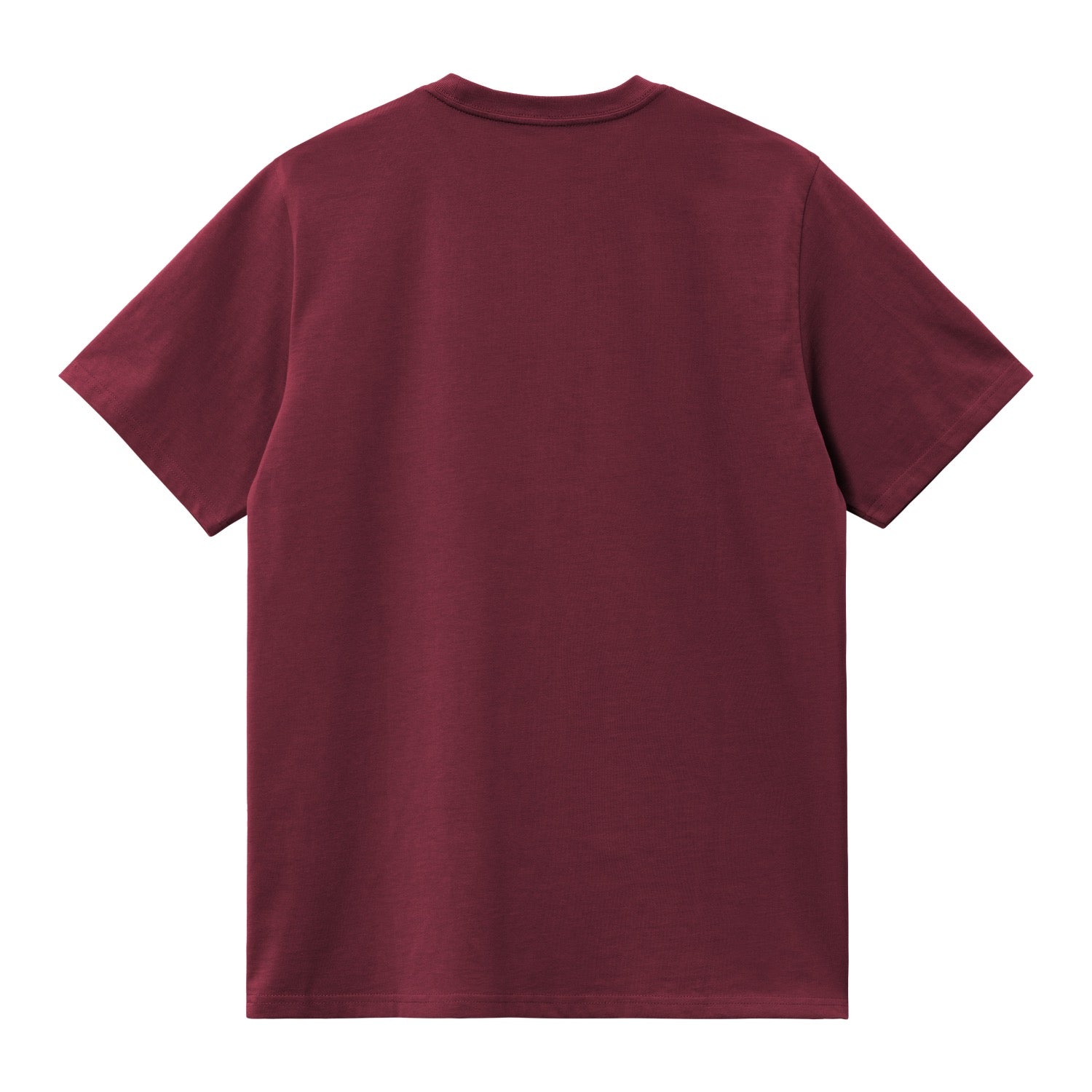 S/S AMERICAN SCRIPT T-SHIRT - Malbec