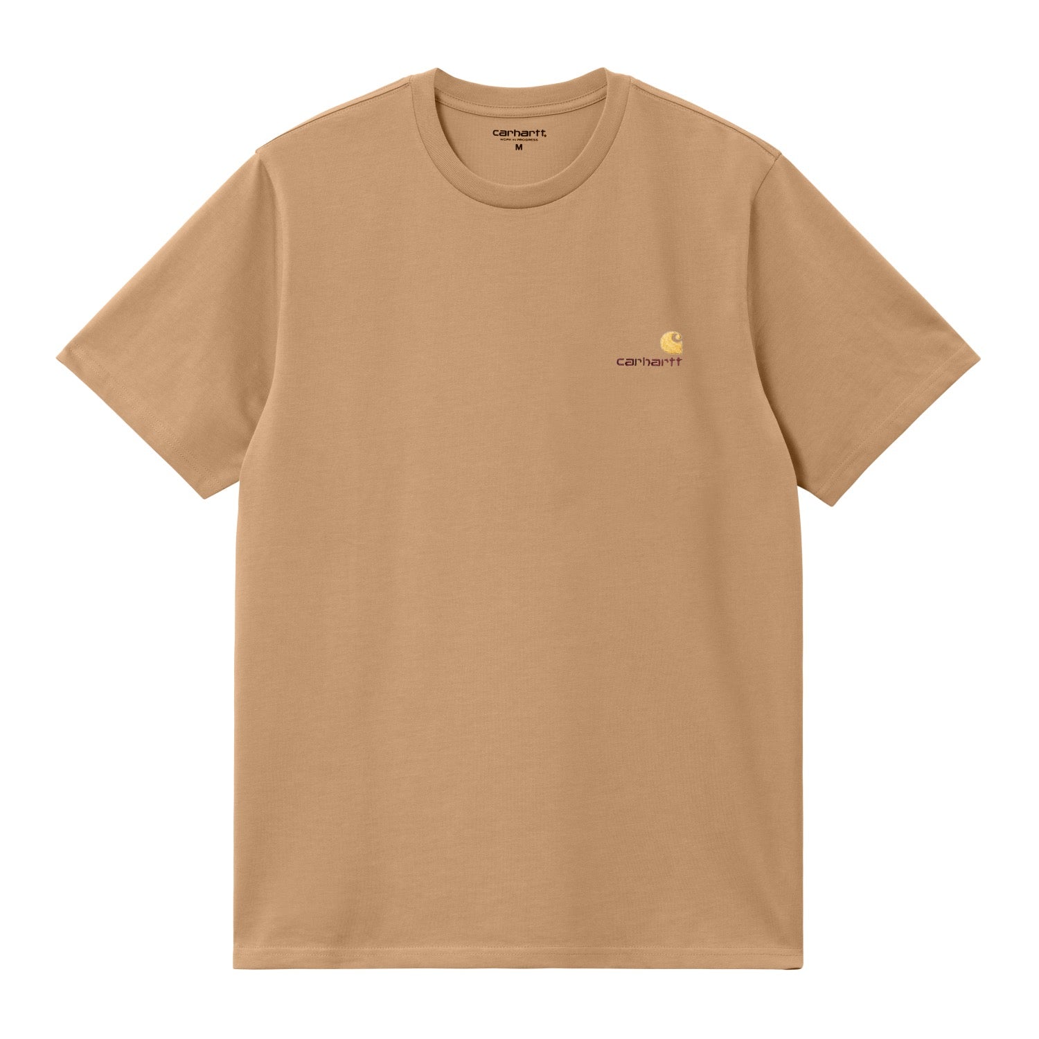 S/S AMERICAN SCRIPT T-SHIRT - Peanut