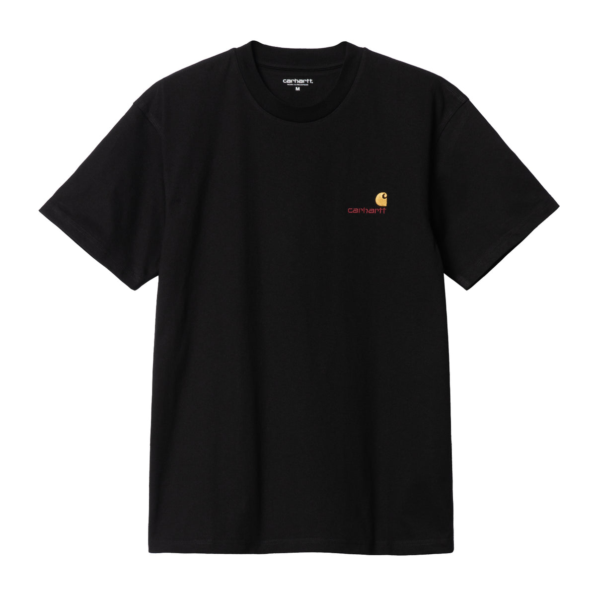 S/S AMERICAN SCRIPT T-SHIRT - Black 1