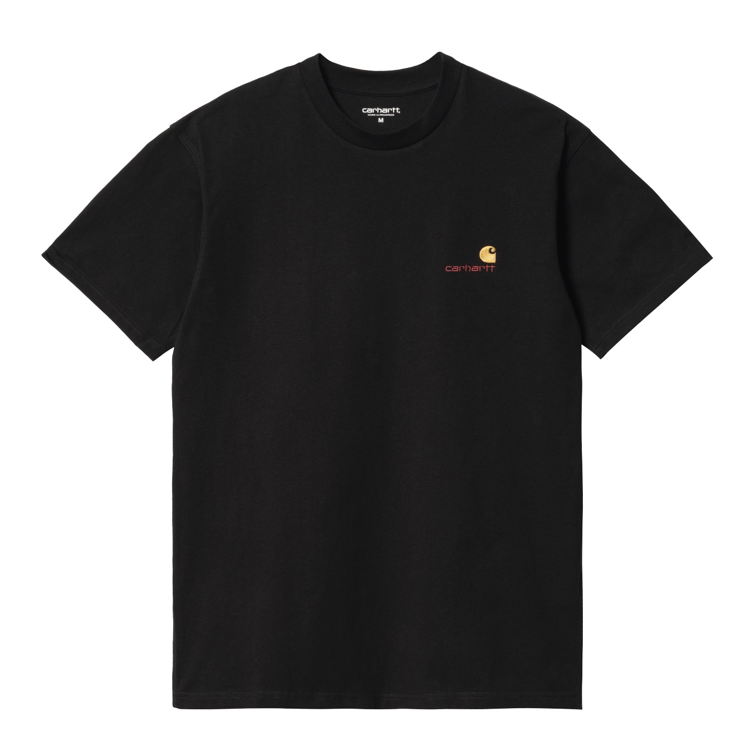 S/S AMERICAN SCRIPT T-SHIRT - Black