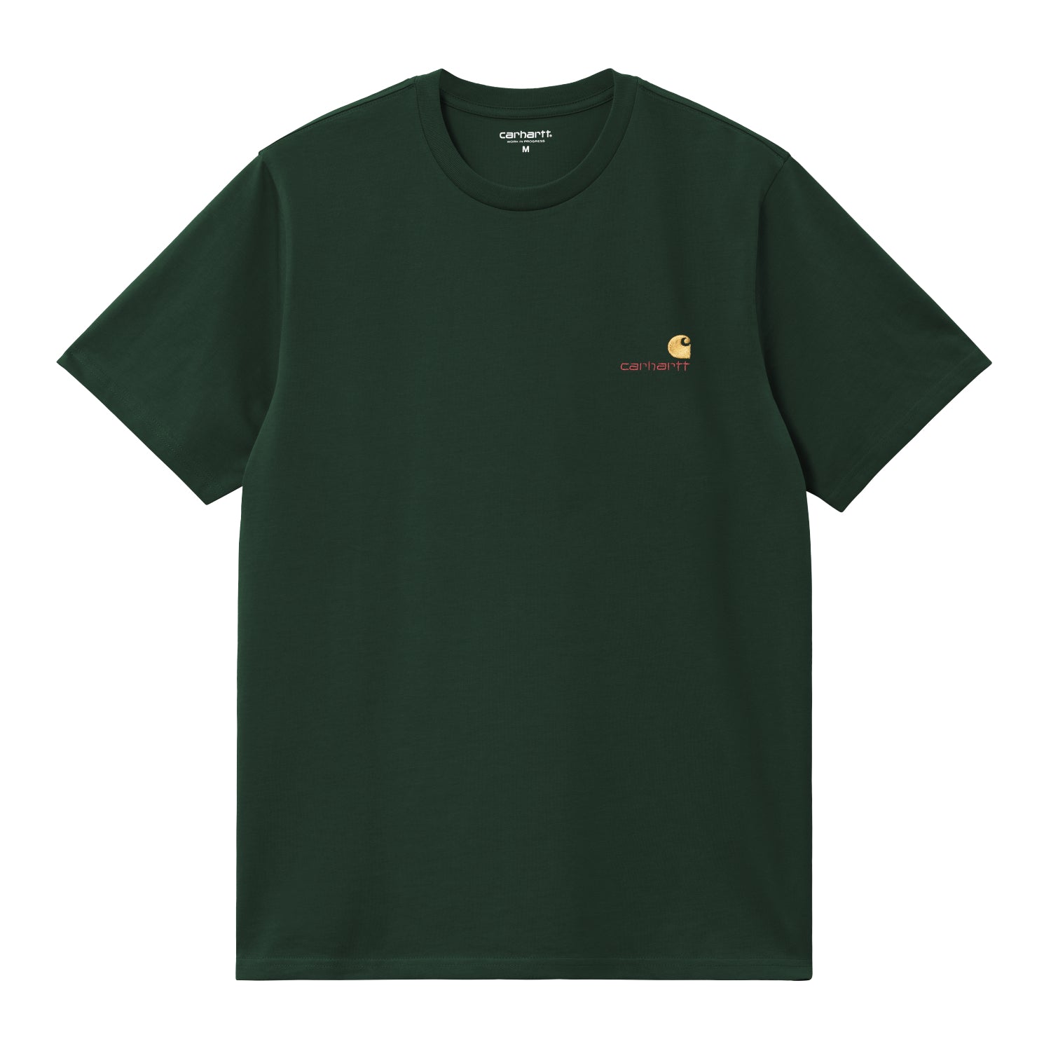 S/S AMERICAN SCRIPT T-SHIRT - Conifer 1