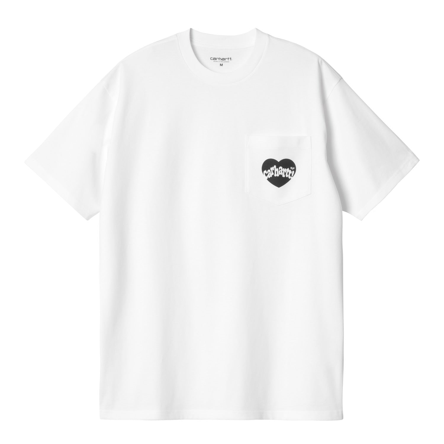 S/S AMOUR POCKET T-SHIRT - White / Black