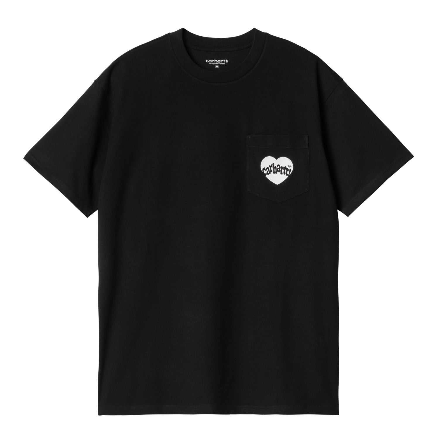 S/S AMOUR POCKET T-SHIRT - Black / White