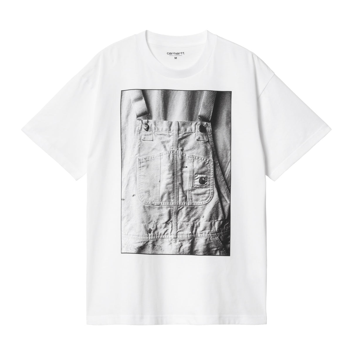 S/S BIB OVERALL T-SHIRT - White 1