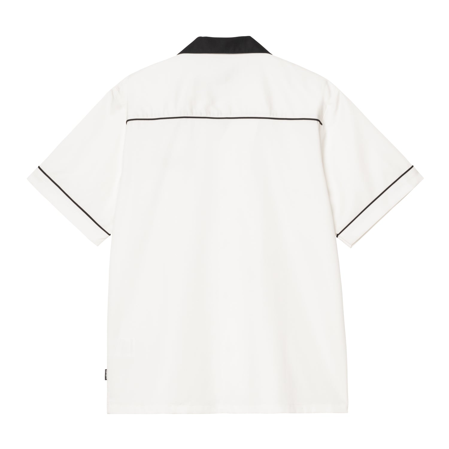 S/S BOWL SHIRT  - Wax / Black