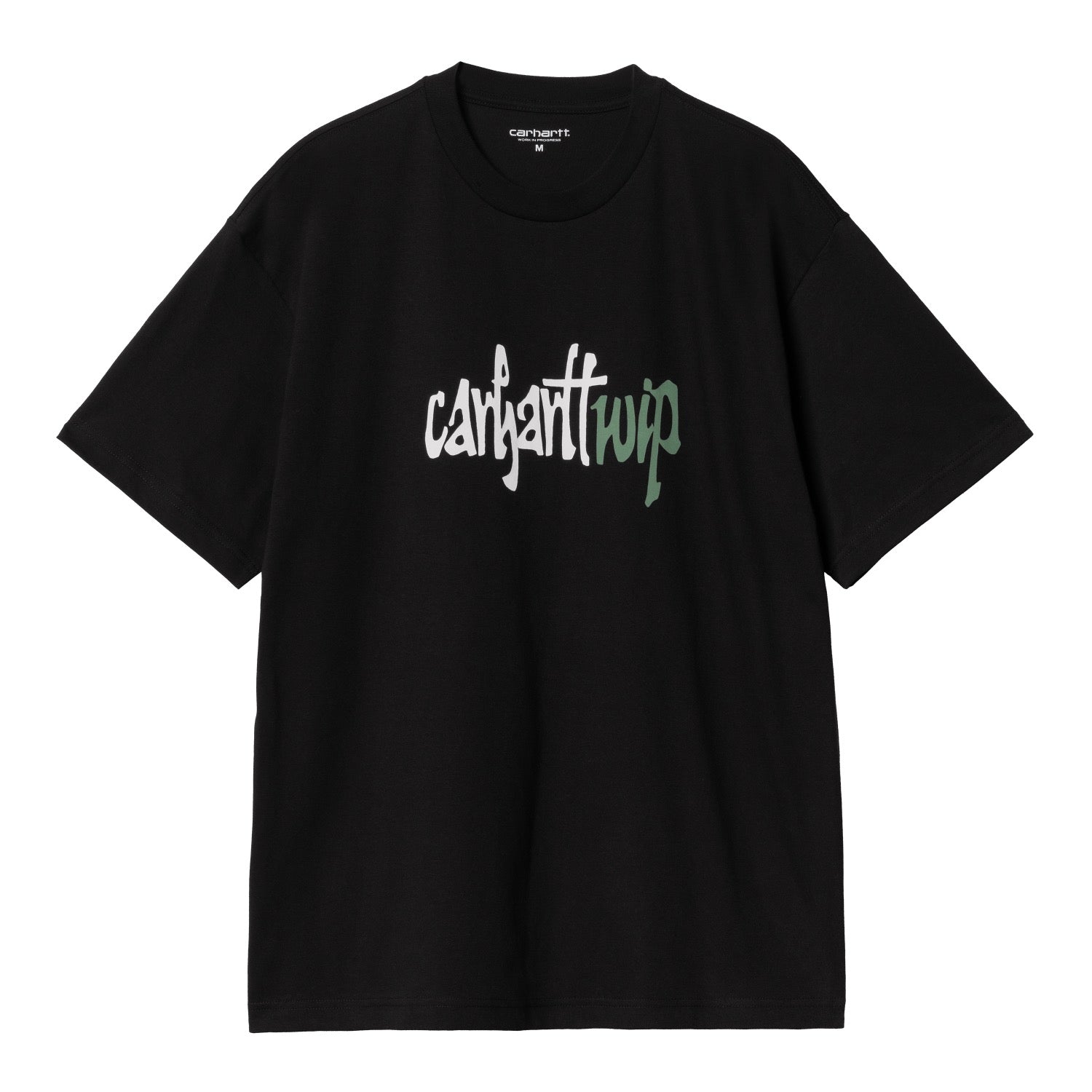 S/S BRUSH WIP T-SHIRT - Black