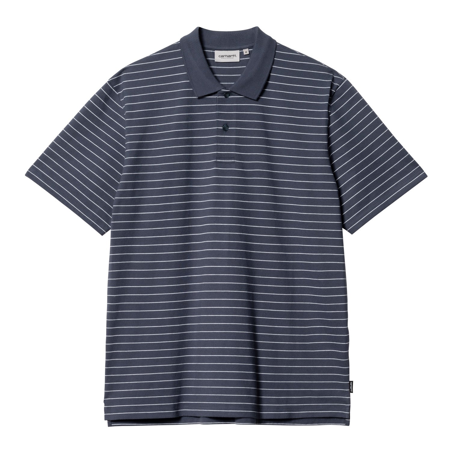 S/S CASON POLO - Cason Stripe, Blue