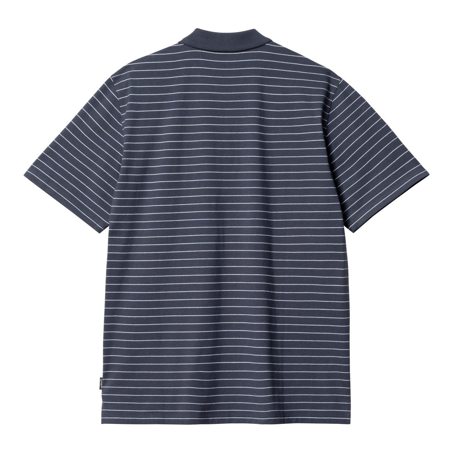 S/S CASON POLO - Cason Stripe, Blue