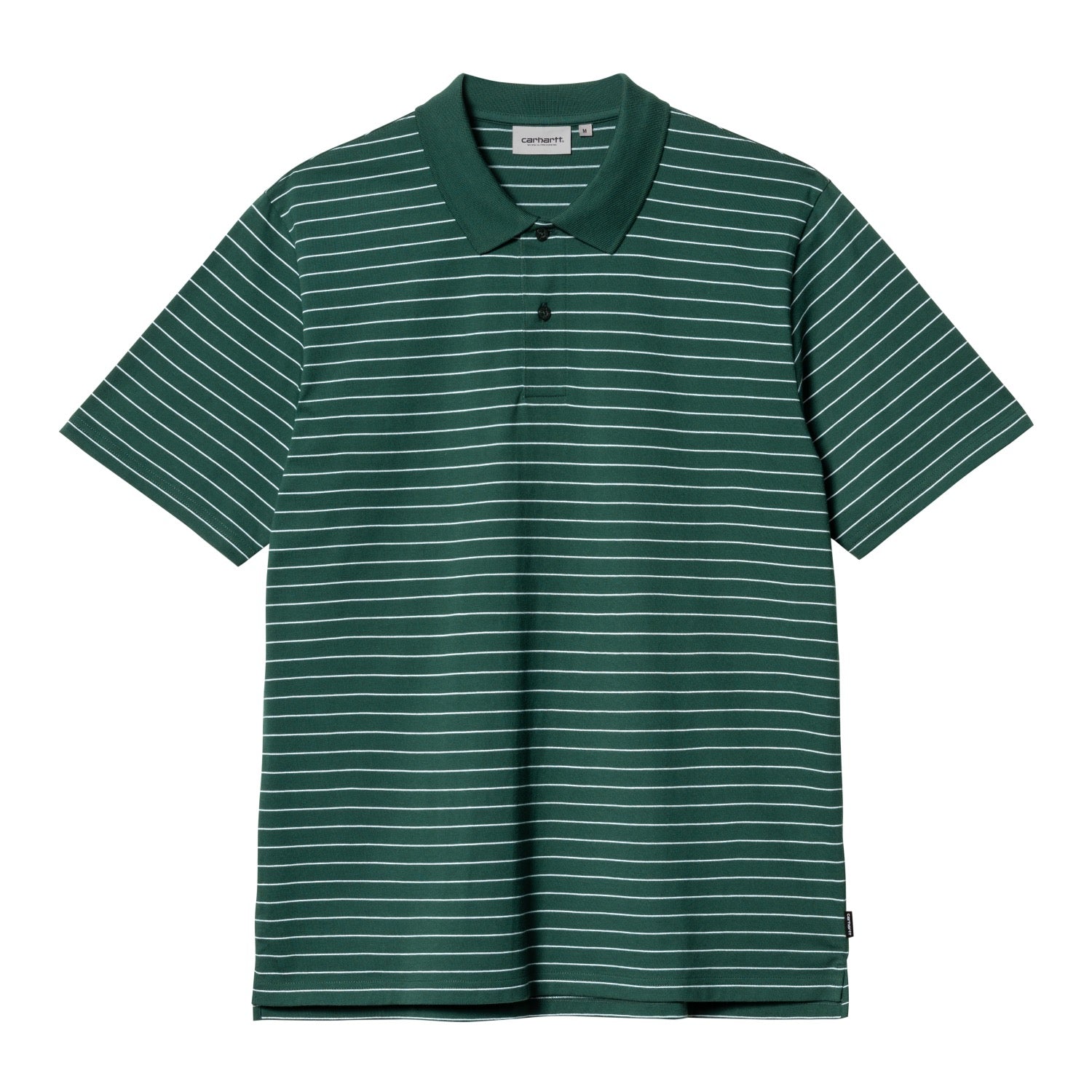 S/S CASON POLO - Cason Stripe, Chervil