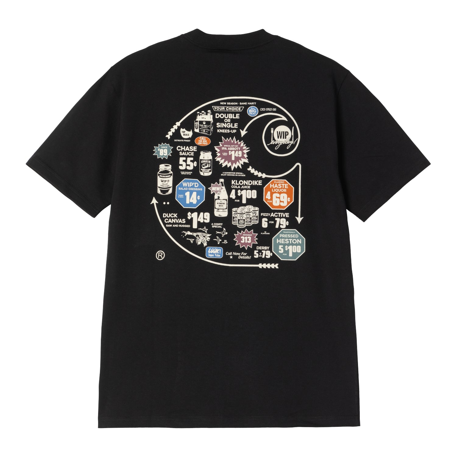 S/S CATALOGUE C LOGO T-SHIRT - Black