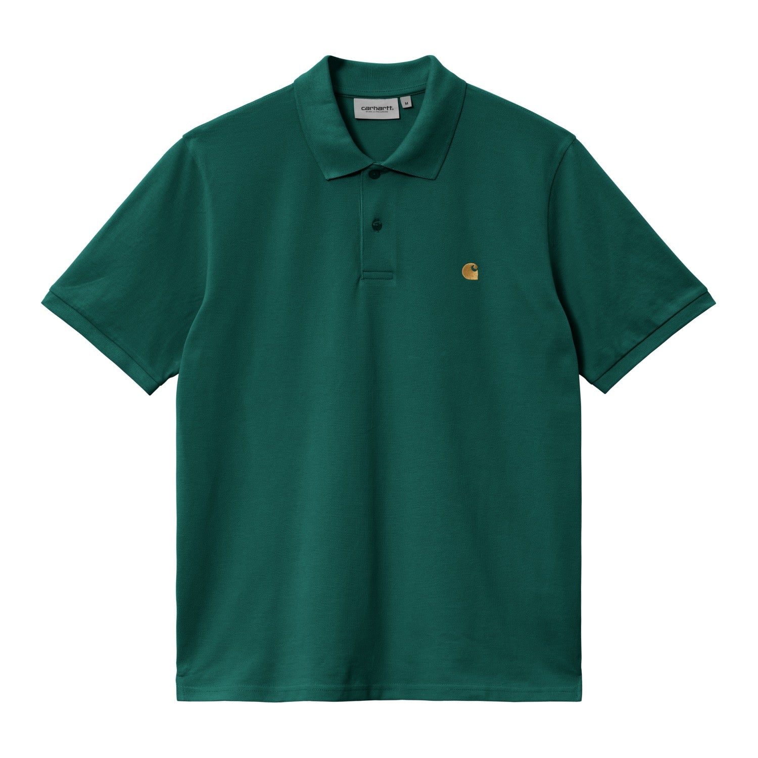 S/S CHASE PIQUE POLO - Chervil / Gold