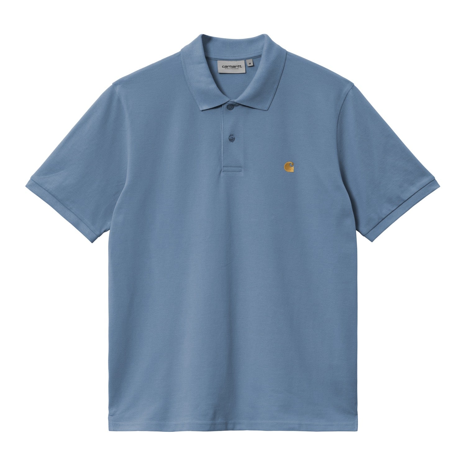 S/S CHASE PIQUE POLO - Sorrent / Gold