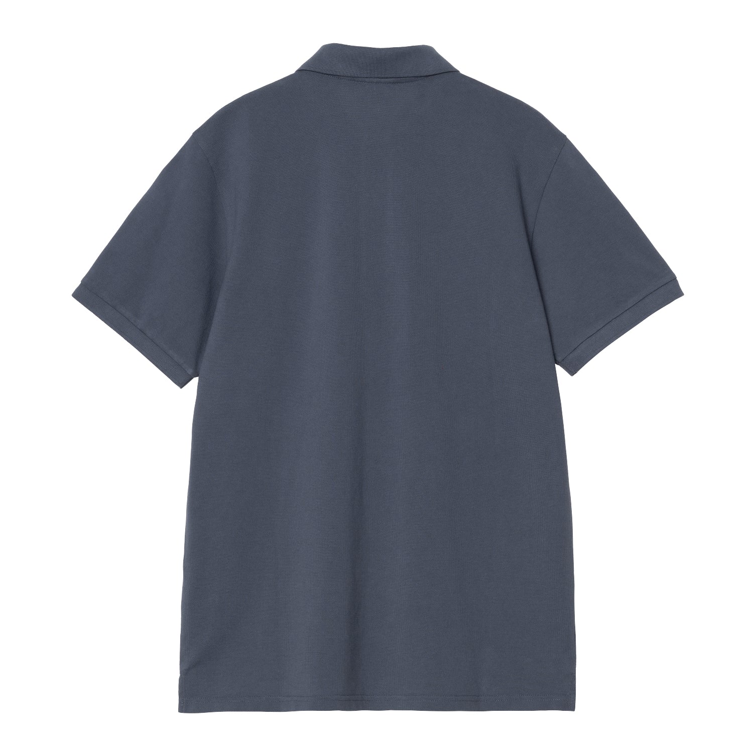 S/S CHASE PIQUE POLO - Dusky Blue / Gold