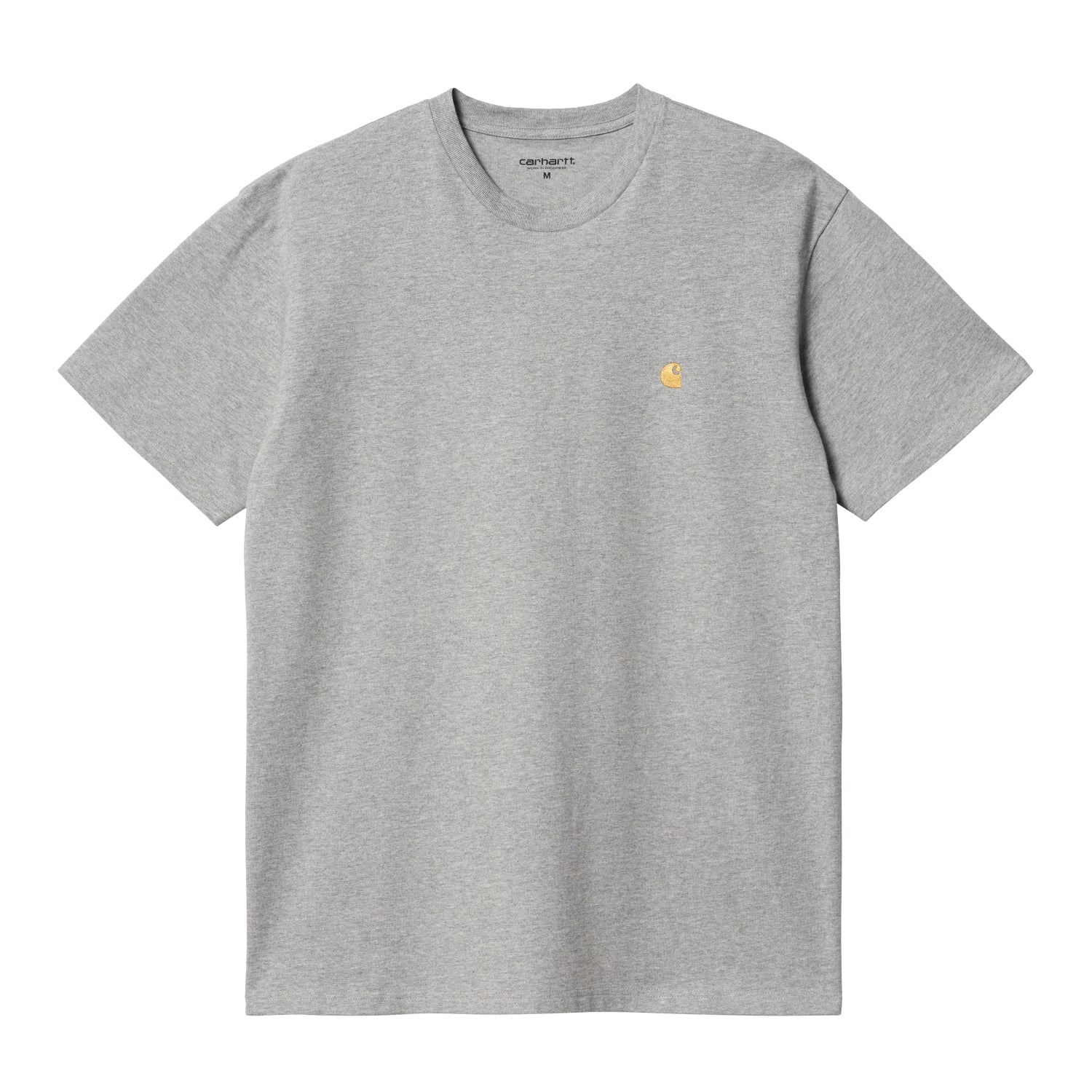 S/S CHASE T-SHIRT  - Grey Heather / Gold