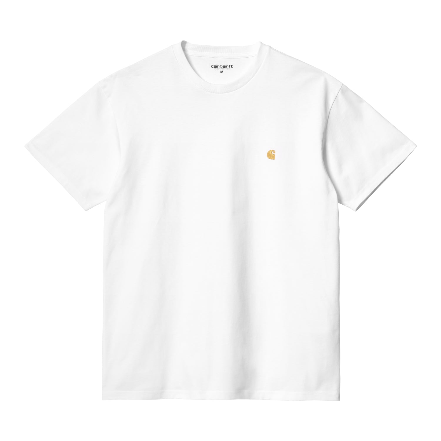 S/S CHASE T-SHIRT  - White / Gold