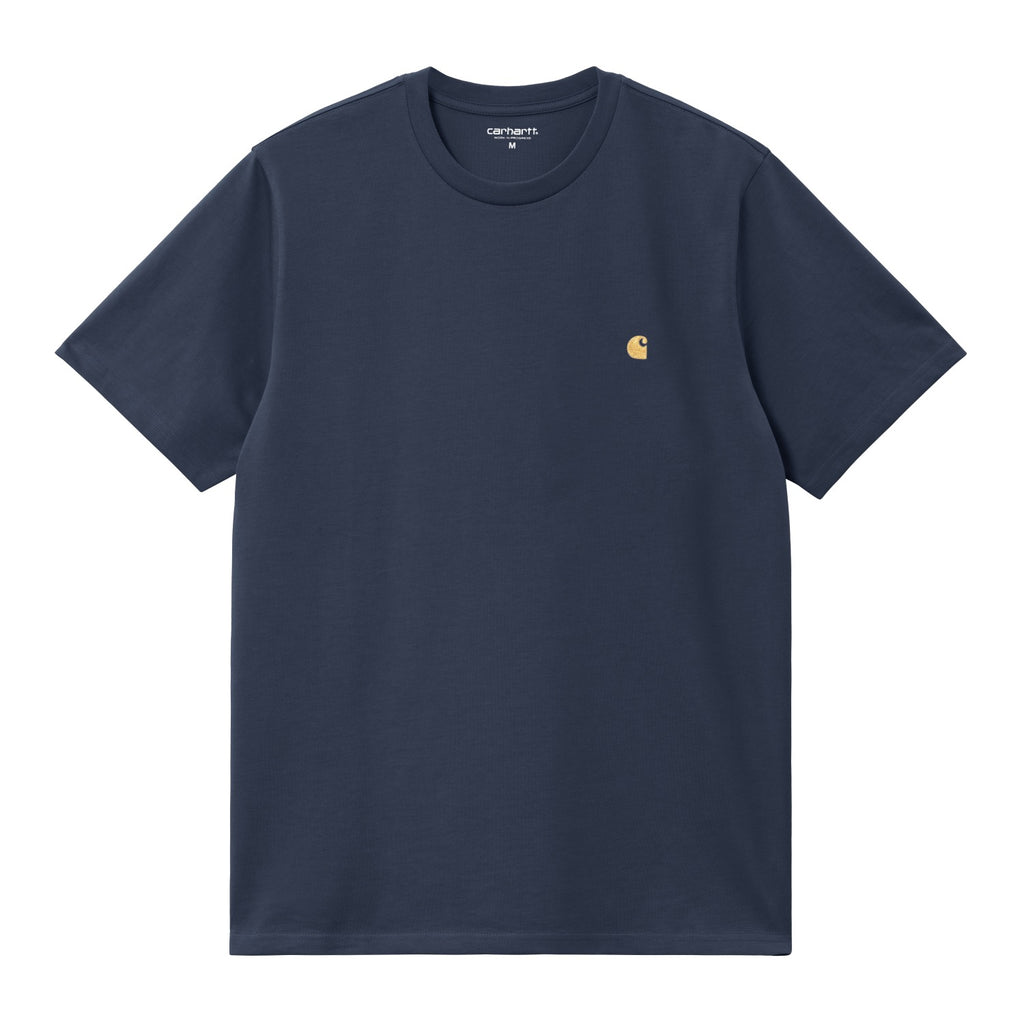 S/S CHASE T-SHIRT - Blue / Gold