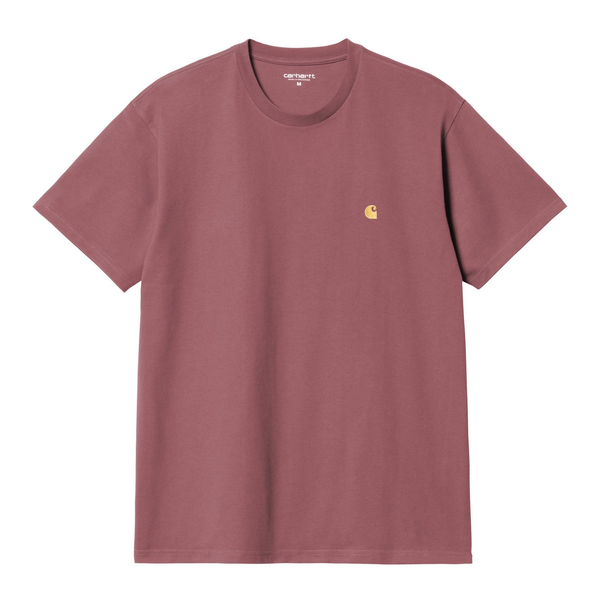 S/S CHASE T-SHIRT - Dusty Fuchsia / Gold 1