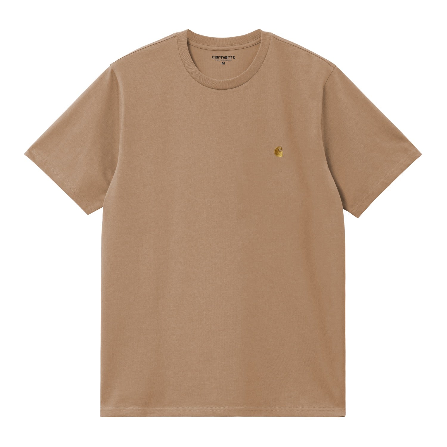 S/S CHASE T-SHIRT - Peanut / Gold