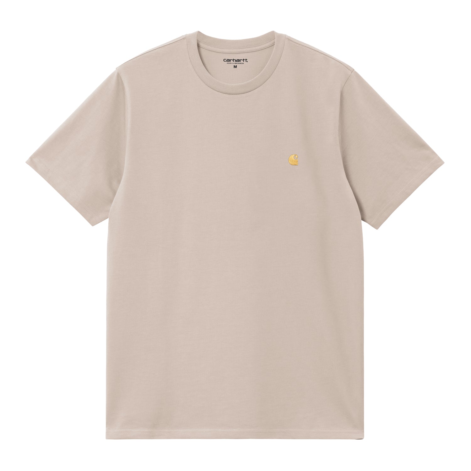 S/S CHASE T-SHIRT - Dusky Beige / Gold