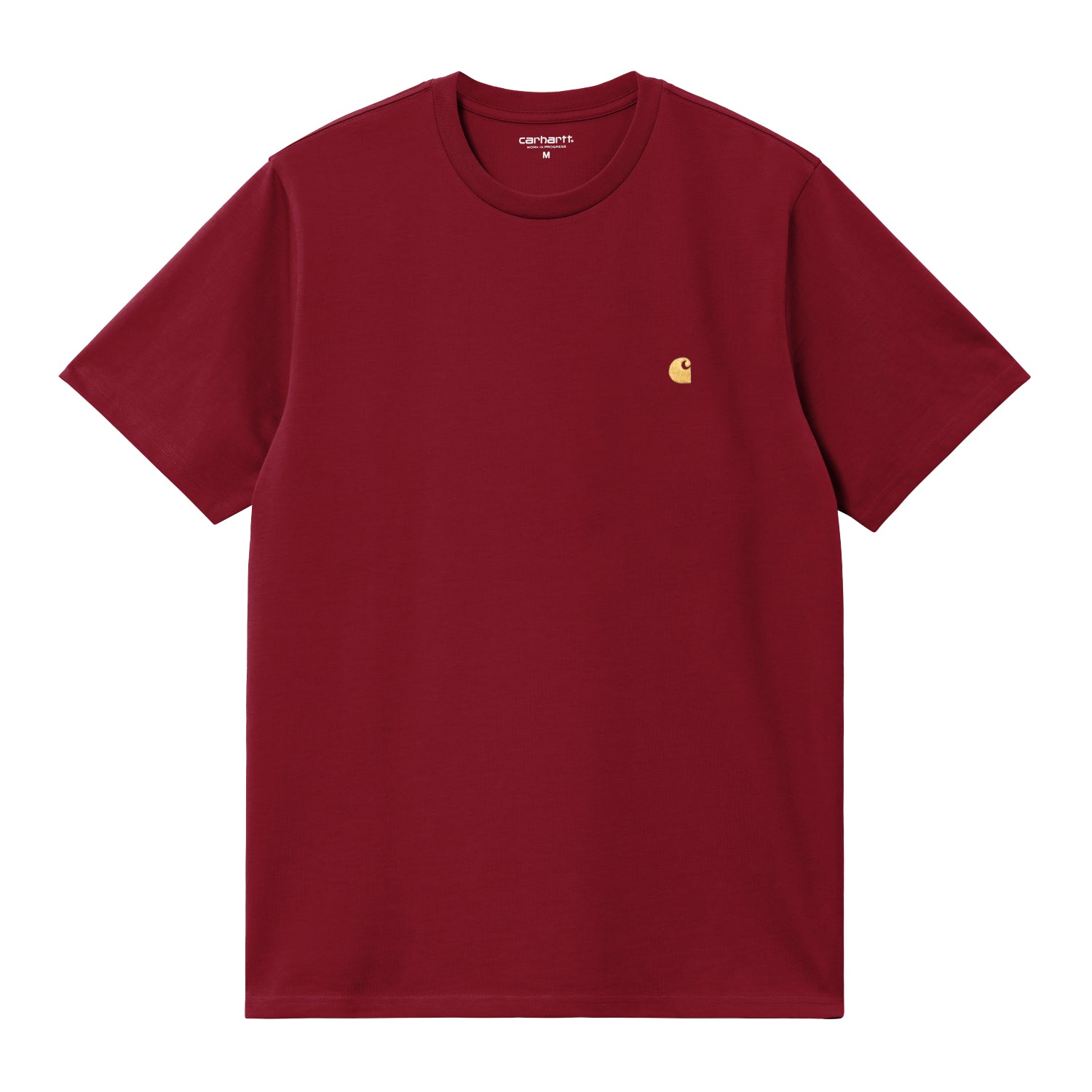S/S CHASE T-SHIRT  - Scarlet / Gold
