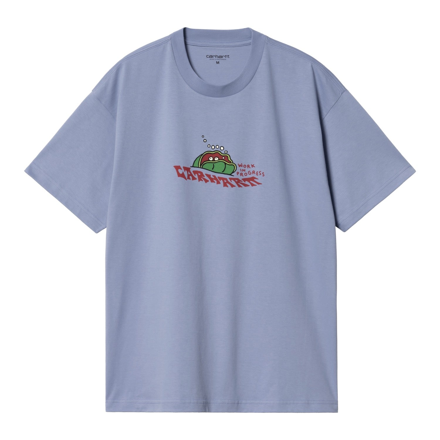 S/S CLAM T-SHIRT - Charm Blue