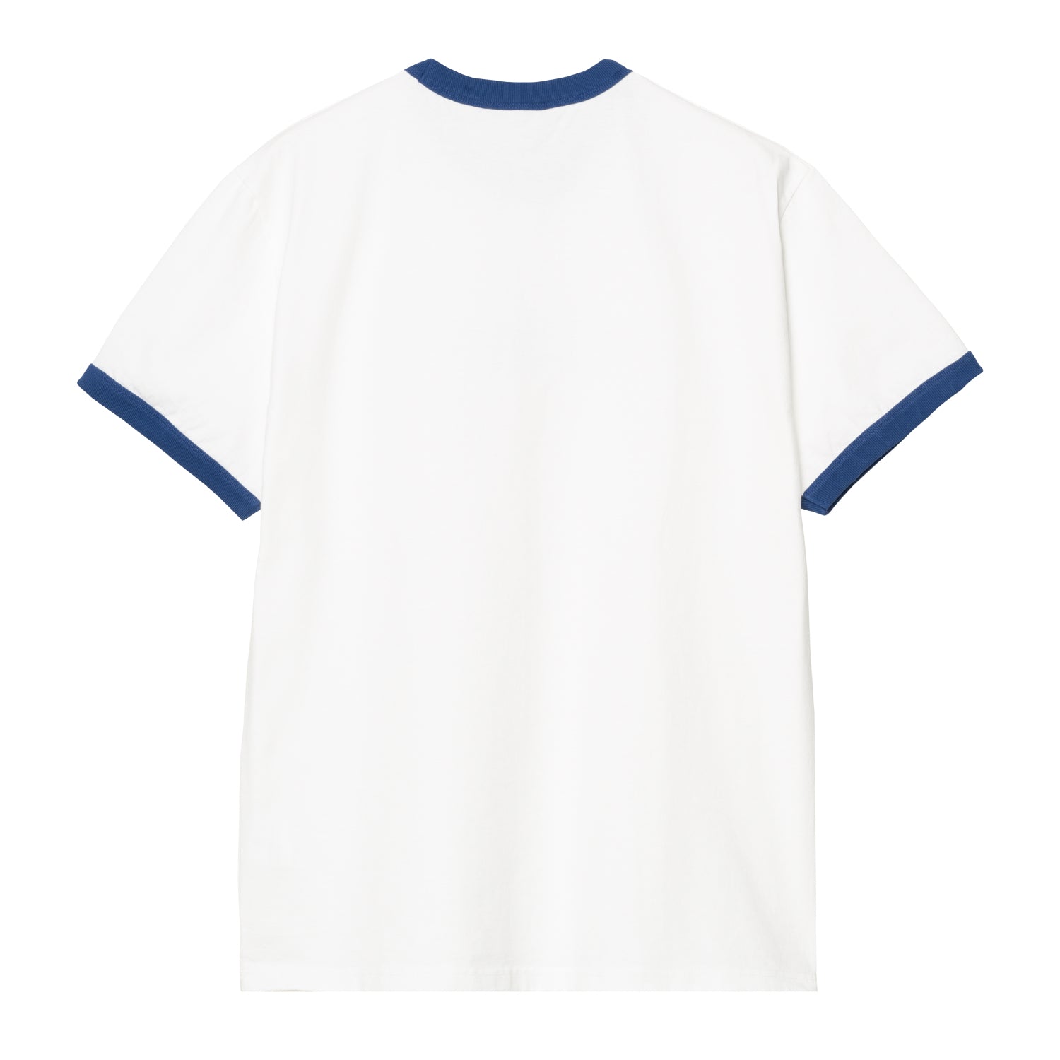 S/S CONNECTION SCRIPT RINGER T-SHIRT - White / Wolfsbane (heavy enzyme wash)