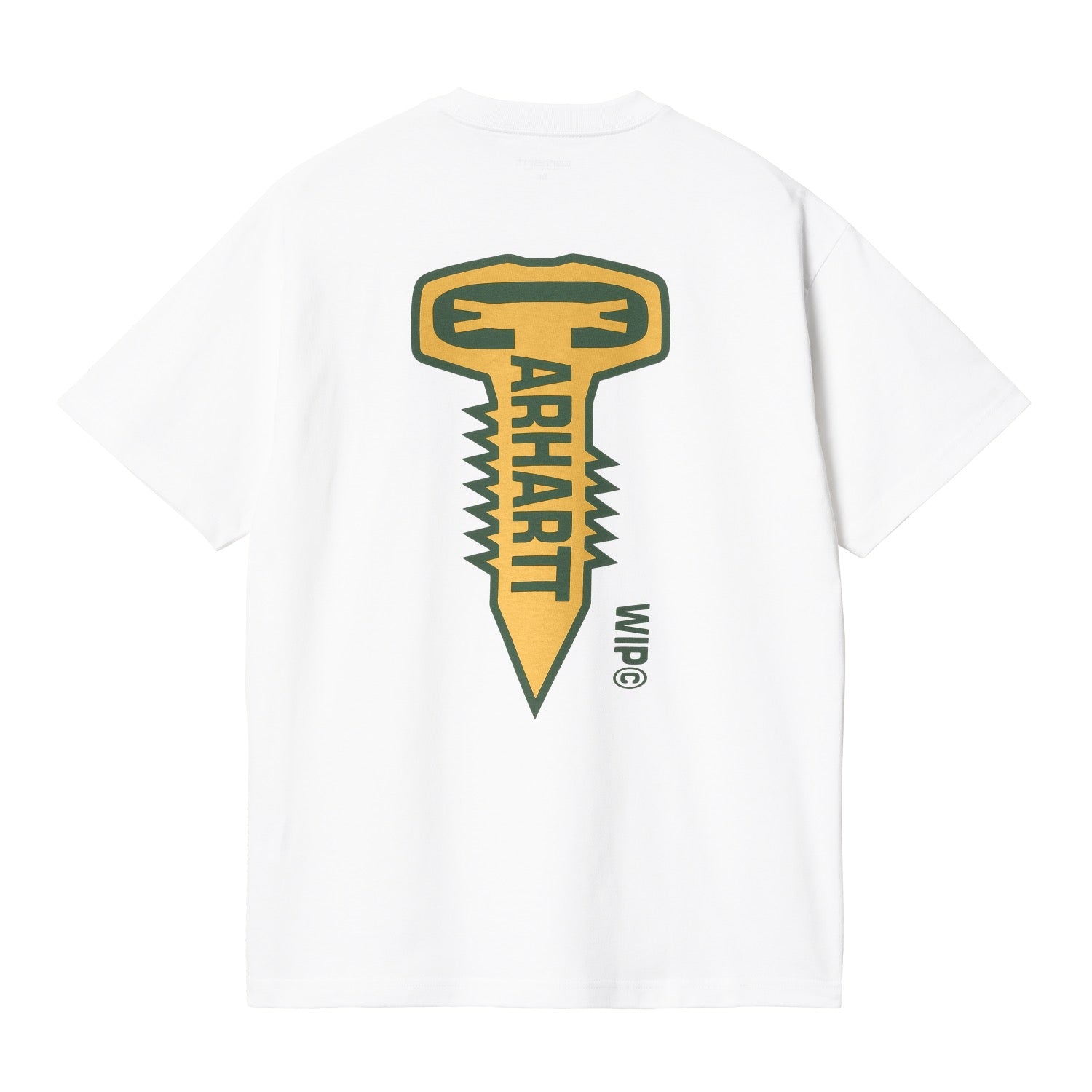 S/S CROSS SCREW T-SHIRT - White