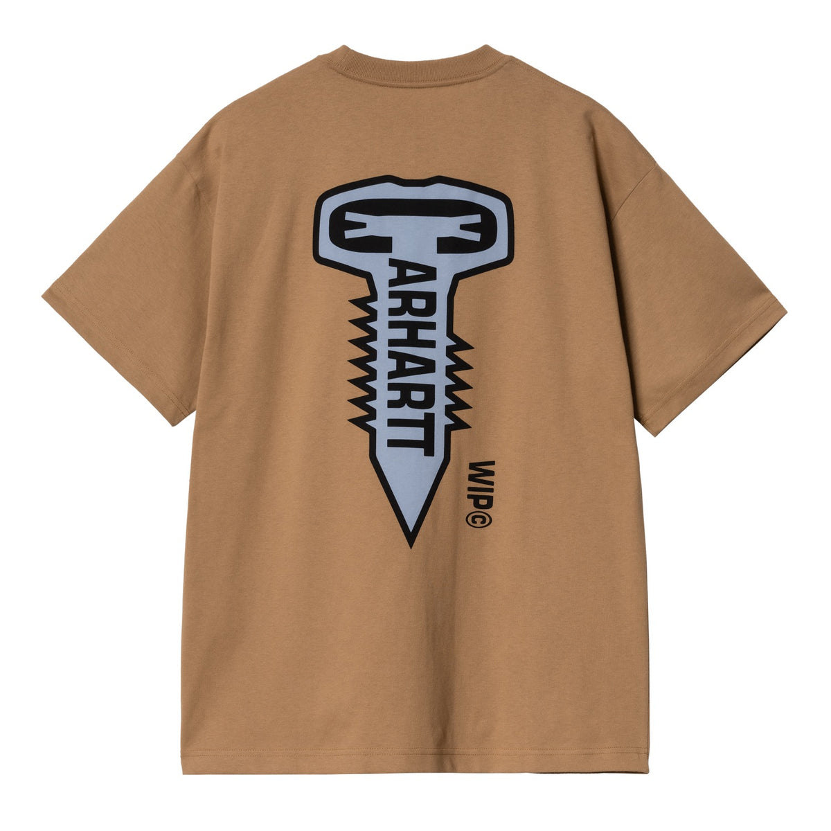 S/S CROSS SCREW T-SHIRT - Peanut 5